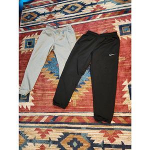 2 pairs of Large nike dri fit sweat pants